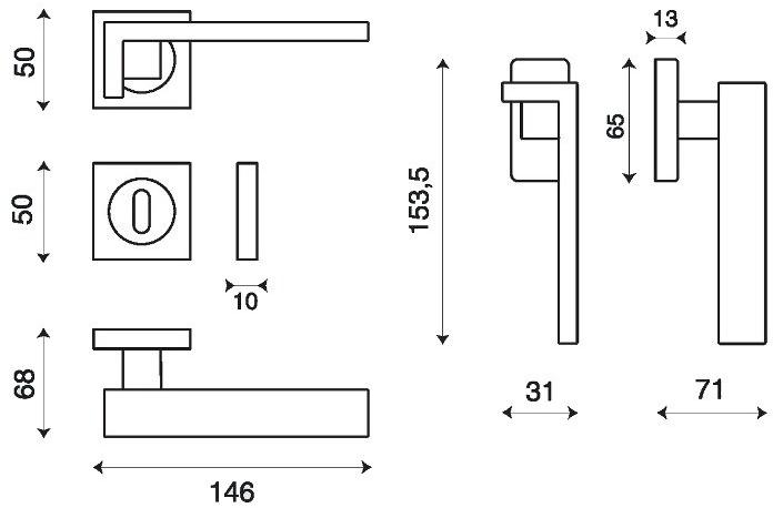 KLEIS Ручка на розе Grafite sun-id-1503072 - Вид №5