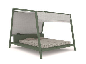 Садовая кровать с балдахином