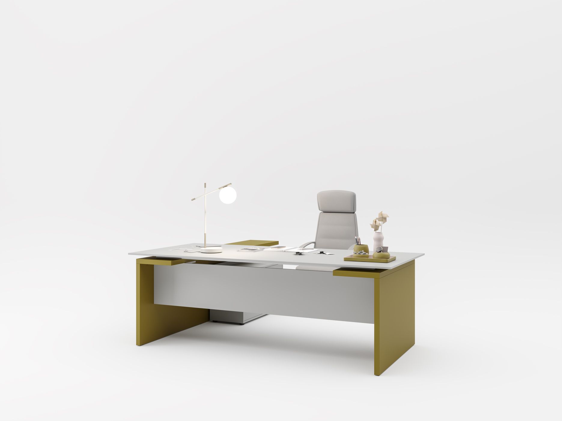 Исполнительный стол PROF тонкий ARCH-00139828 - Вид №9