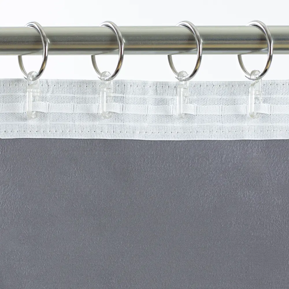 Штора MIAMOZA Камелия 200x280 см серый бархат 89405542 STLM-1570000 - Вид №3