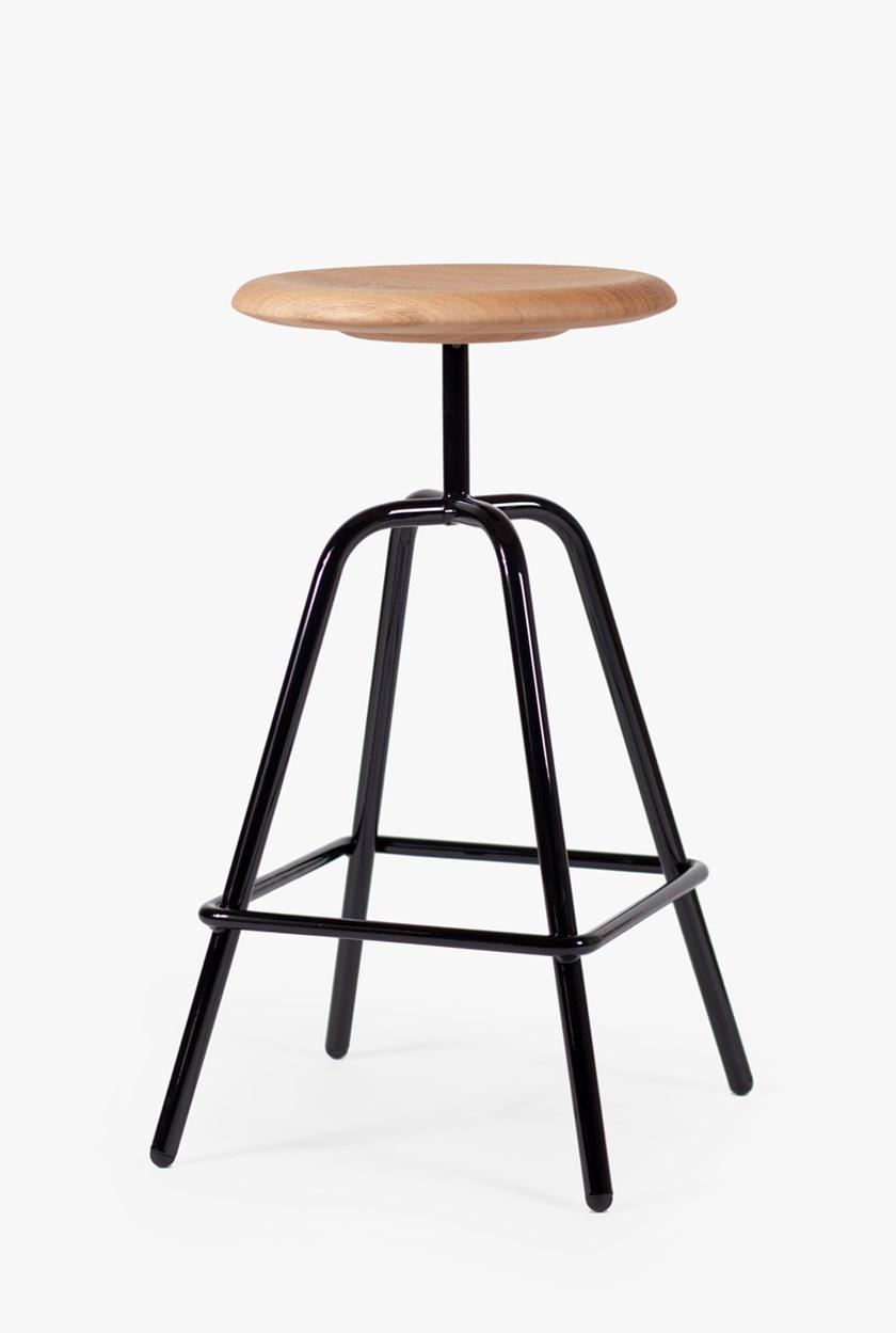 Atelier Haußmann Высокий табурет из стали и дерева sun-id-1400560 - Вид №3
