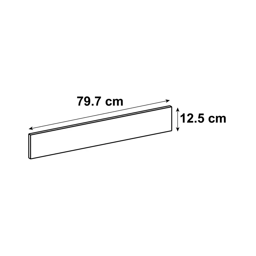 Фасад для кухонного ящика Петергоф 79.7x12.5 см Delinia ID МДФ цвет бежевый STLM-2010466 - Вид №7