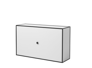 Алюминиевый и деревянный подвесной шкаф для обуви