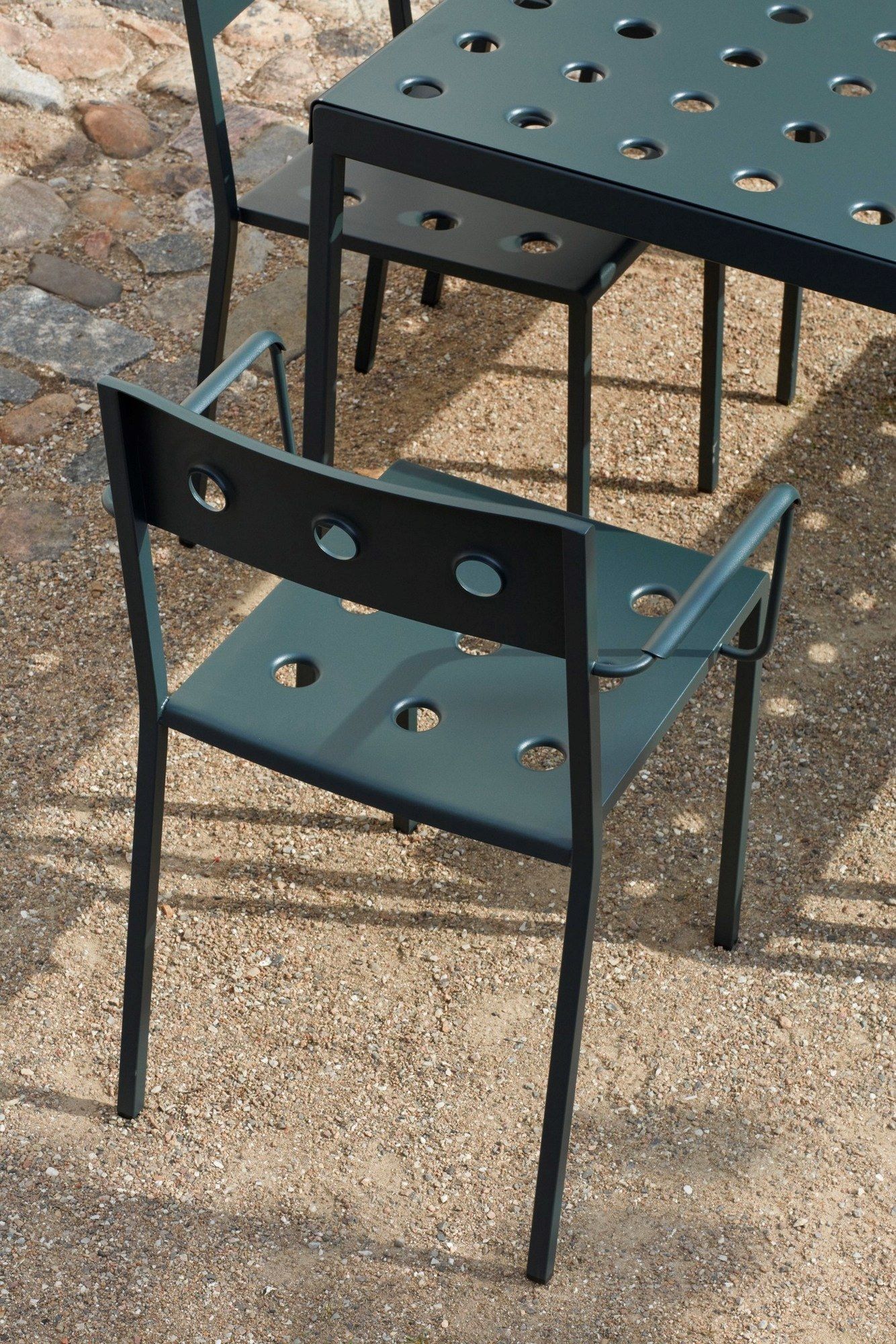 Стальной стул с порошковым покрытием с подлокотниками Hay балкон ARCH-00134702 - Вид №16