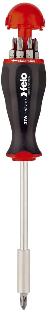 Силовая отвертка Felo с набором бит для сложного монтажа 89353000