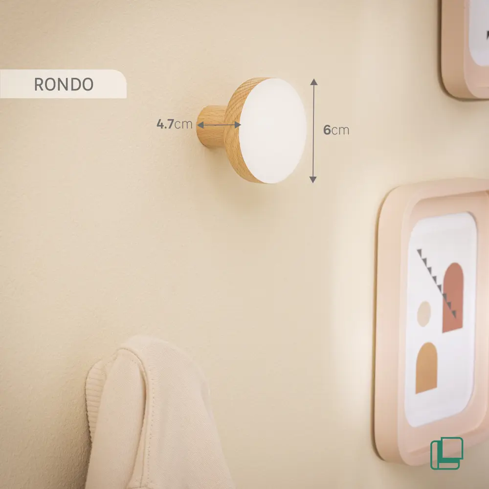 SPACEO Rondo — минималистичная настенная вешалка без креплений 87687934 STLM-1097090 - Вид №3