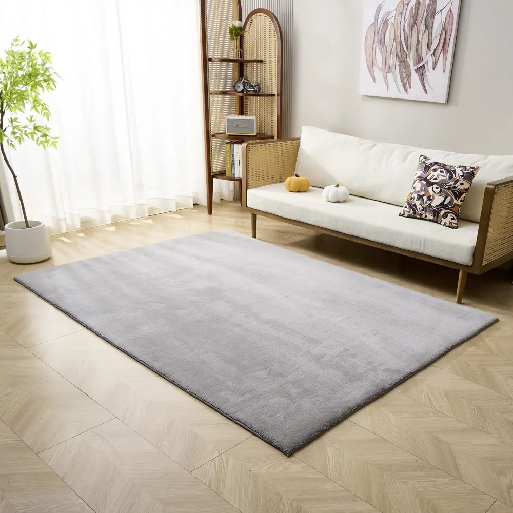 Ковер Cashmere 160x230 см полиэстер XMR-03 цвет светло-серый 89389016 STLM-2083703 Santreyd  - Вид №5