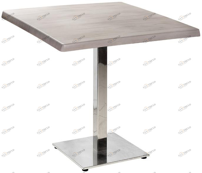 2534 Стол Harvey 80*80 Белое дерево R-HOME 140401+170505white_wood