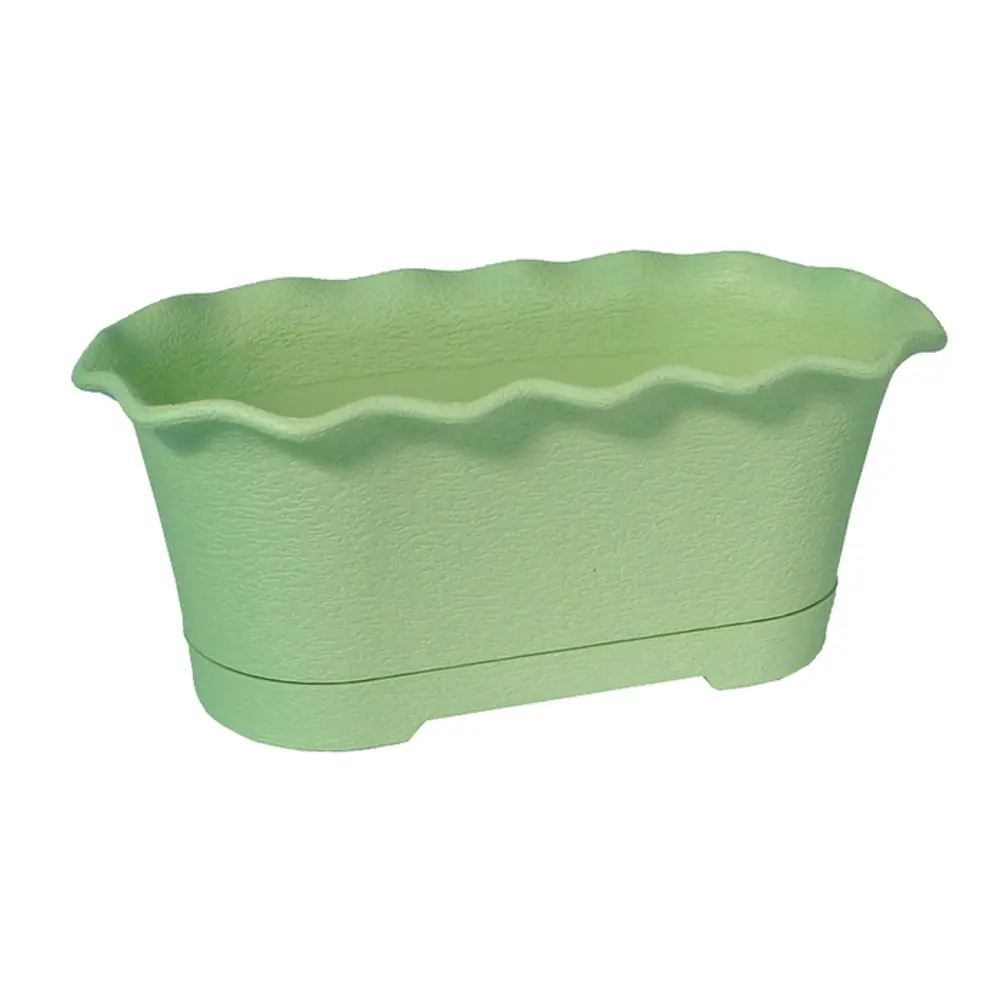 Ящик балконный «Флер» зелёный 40 см, пластик Santreyd STLM-2088464