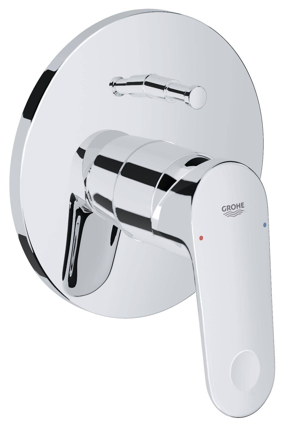 19536002 Внешняя часть смесителя для ванны Grohe Europlus хром