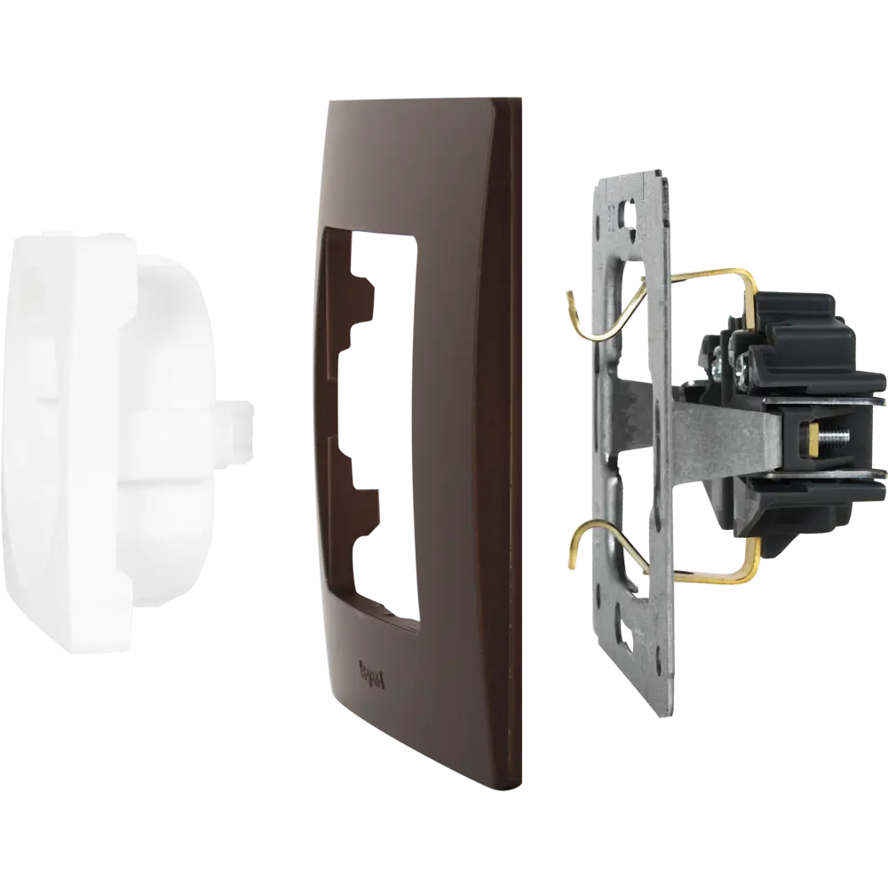Рамка для розеток и выключателей Legrand Etika 1 пост, цвет какао STLM-2059208 - Вид №3