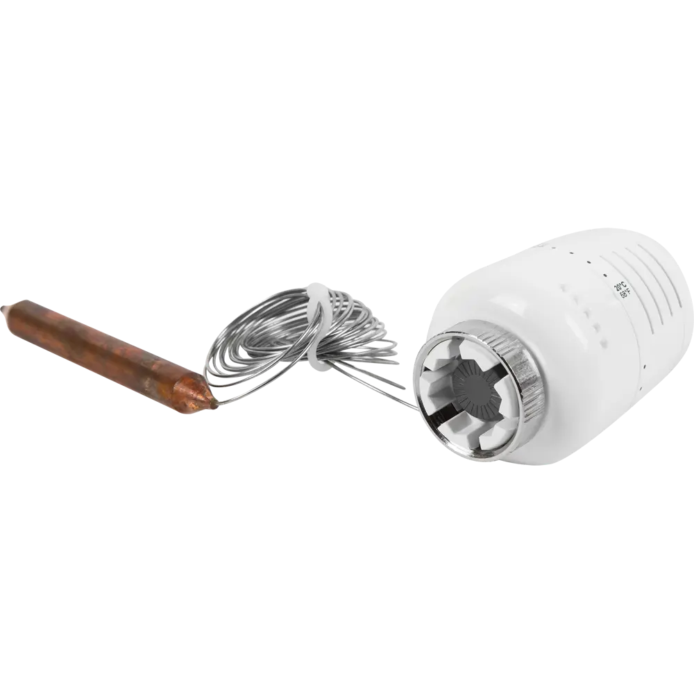 Термостатическая головка Valtec с выносным погружным датчиком жидкостного типа VT.5011.0.0 STLM-2138966 - Вид №2