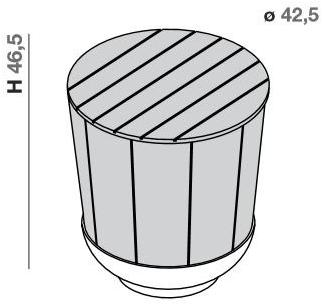 INBANI Табурет для ванной Origin sun-id-1409390 - Вид №7