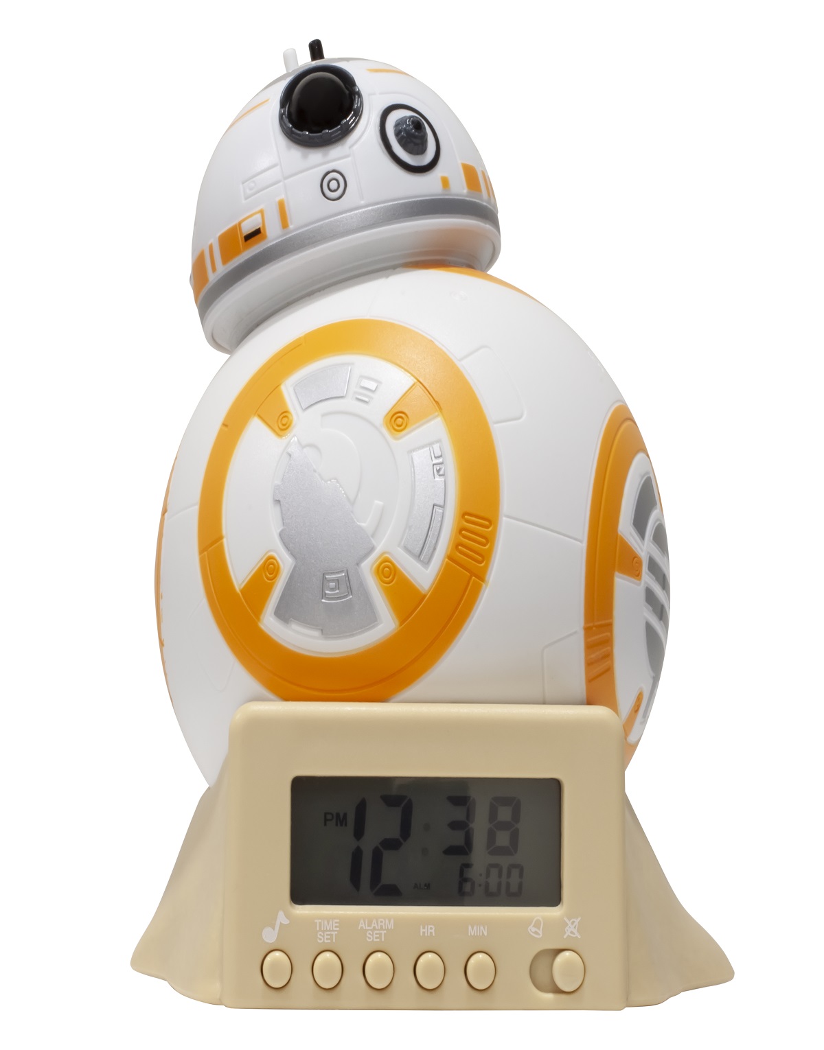 2021395 Будильник BulbBotz минифигура BB-8 16.5 х 15.5 х 11.5 см StarWars 