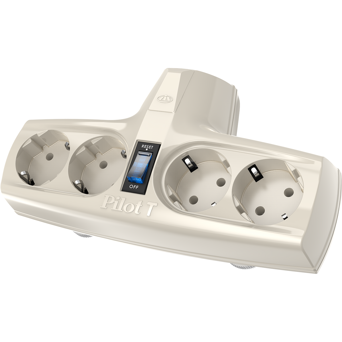 Pilot T Разветвитель , 4 розетки (евро с заземлением) ZIS Santreyd  - Вид №1