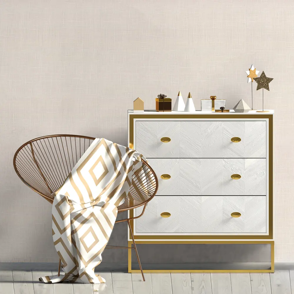 Обои флизелиновые OVK Desing Лилии бежевые 1.06 м 10213-02 82637399 STLM-2029479 OVK DESIGN - Вид №3