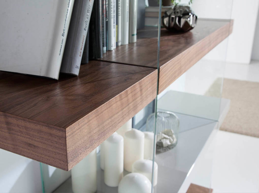 Стеллаж для книг HS-SC-001 от Angel Cerda ANGEL CERDA  346867 Белый;коричневый  - Вид №3