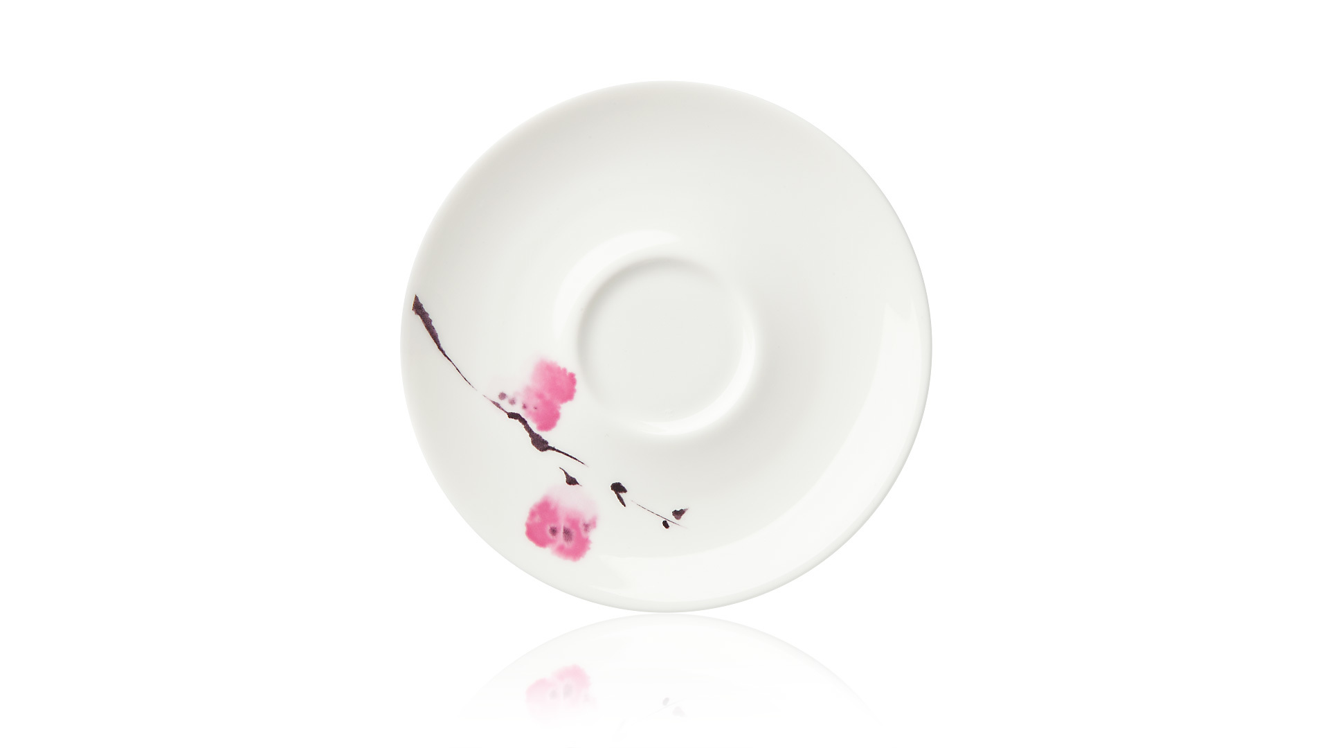 10532272 Dibbern Чашка для эспрессо с блюдцем Dibbern "Вишни в цвету" 110мл Фарфор костяной  - Вид №2