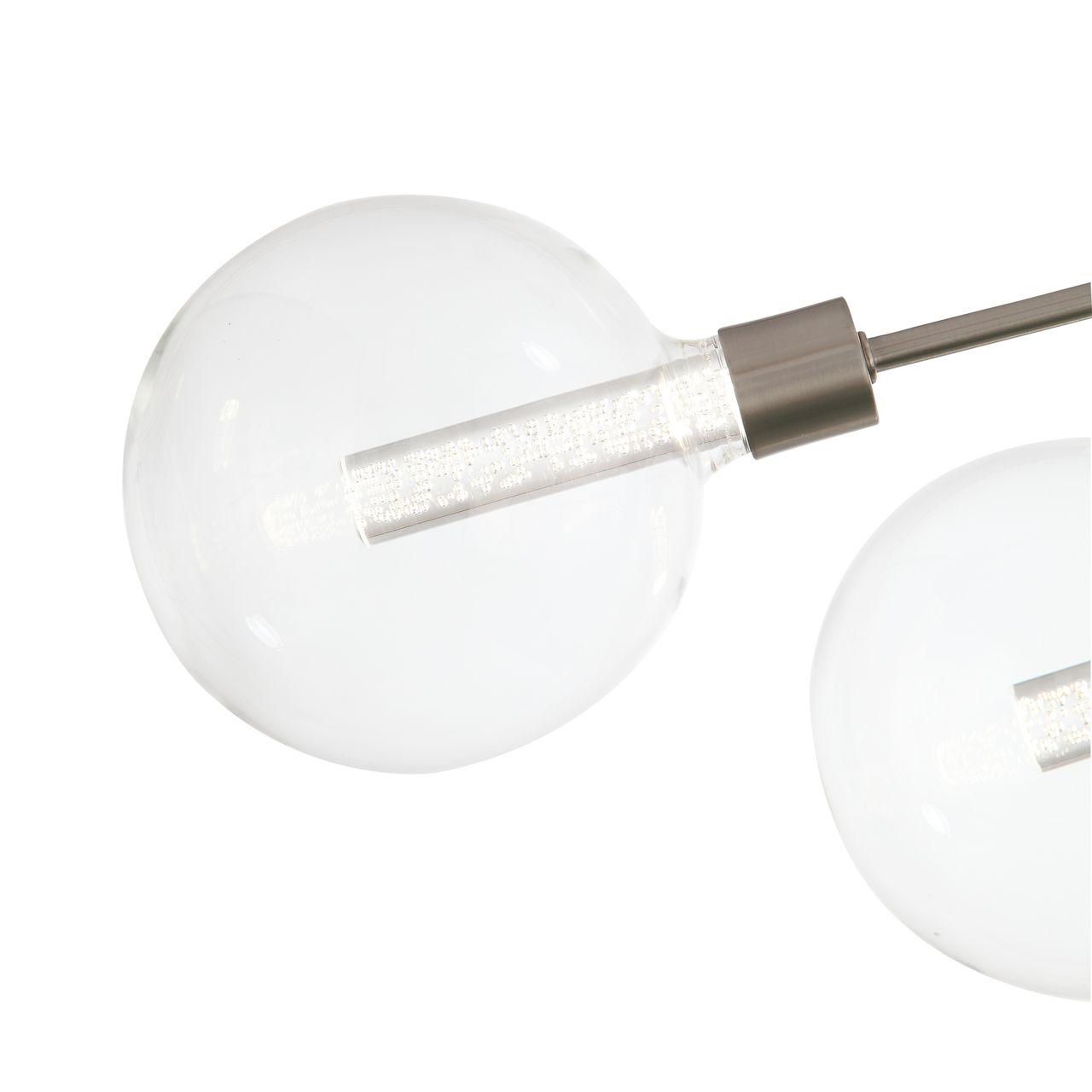 Подвесная светодиодная люстра ST Luce Giacio SL377.302.08 бронза ST LUCE ДИЗАЙНЕРСКИЕ, GIACIO, ШАР 279972 Бронза  - Вид №1