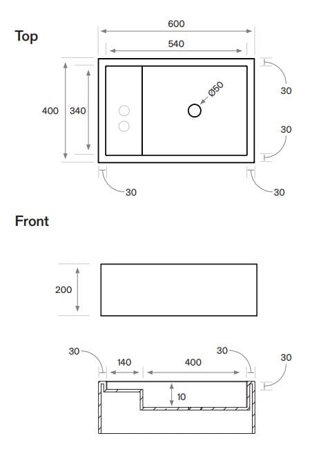 Одиночный подвесной умывальник из натурального камня COCOON Piet Boon ARCH-00052049 - Вид №51