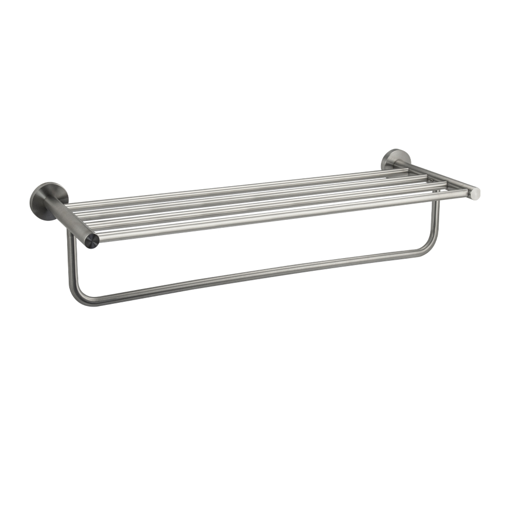GFmark - Полка для полотенца с опорой, большая, из нержавеющей стали, код: 80142 