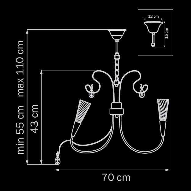 Подвесная люстра Lightstar Aereo 711090 LIGHTSTAR AEREO 057535 Белый  - Вид №1