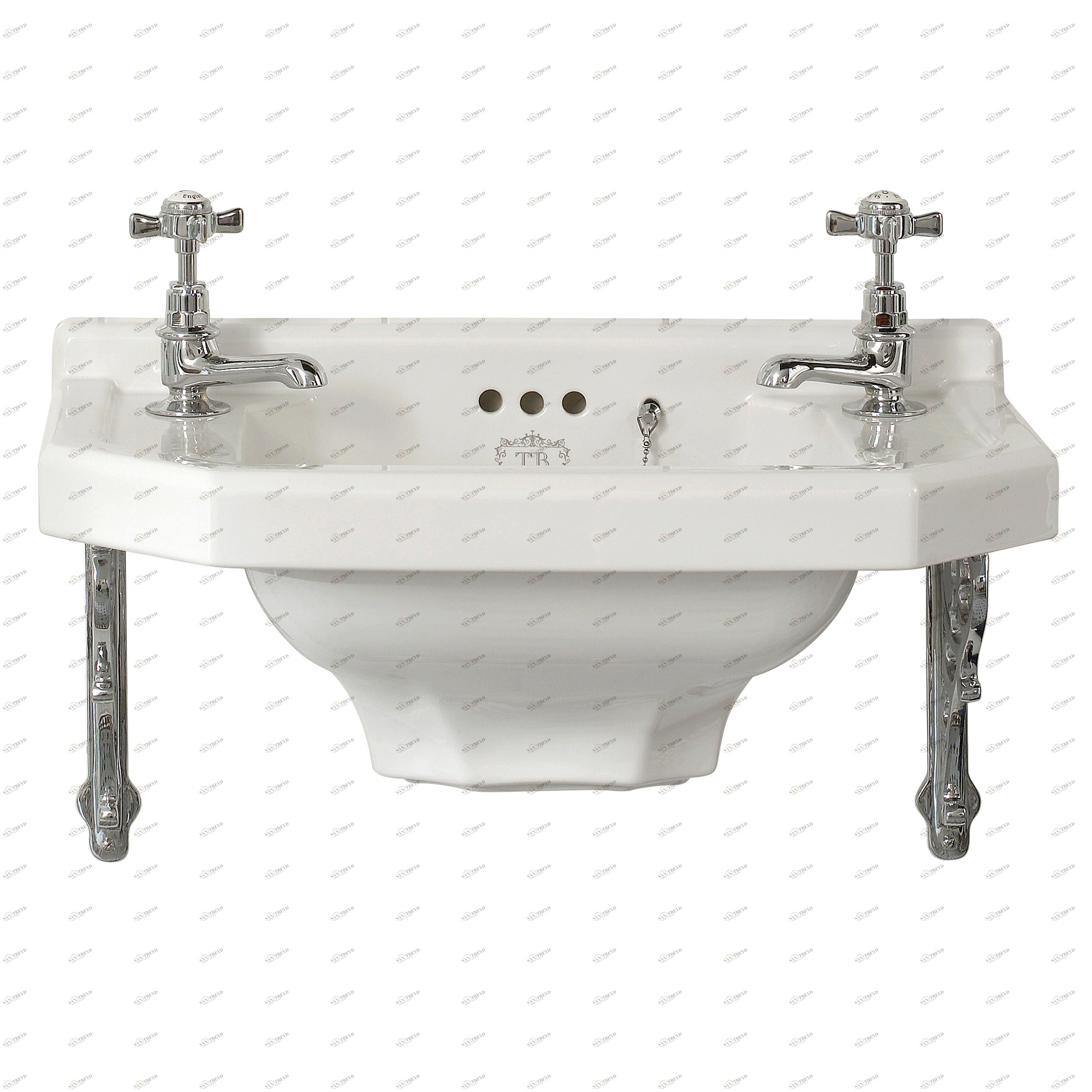 Cs-br-070 Напольная раковина стоящая овальная Traditional Bathrooms Bristol