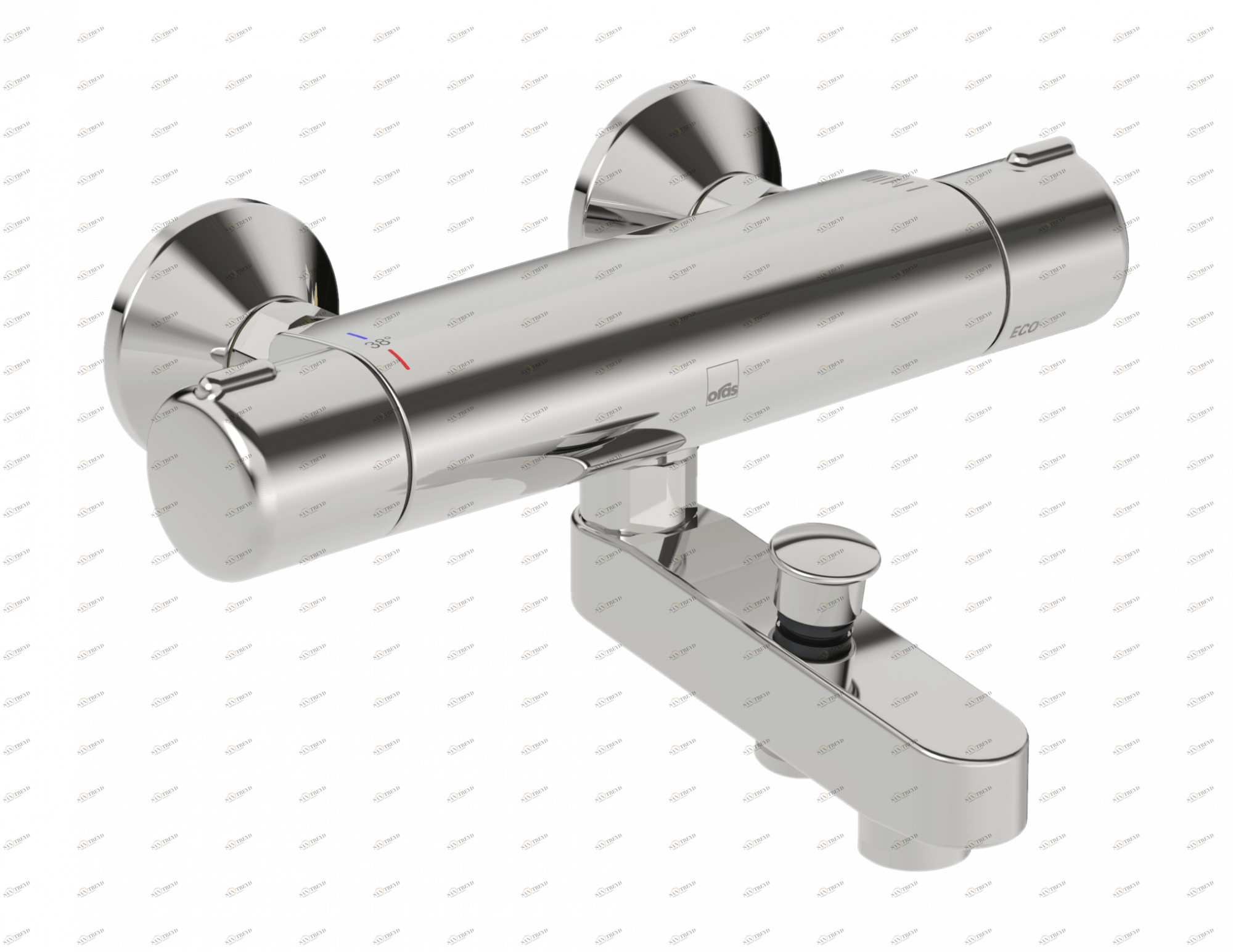 Oras 7442U Cмеситель для ванны и душа 7442U Nova Хром 