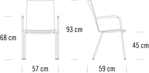 Thonet Стул складной с подлокотниками S 160 sun-id-1446711 - Вид №1