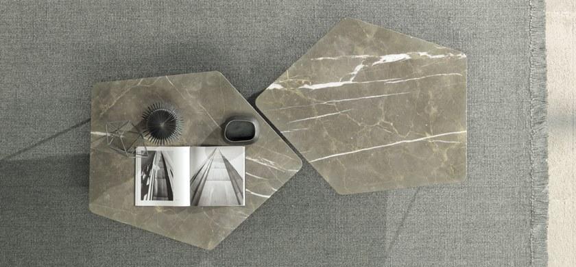 Natuzzi Низкий мраморный журнальный столик sun-id-1500546 - Вид №1