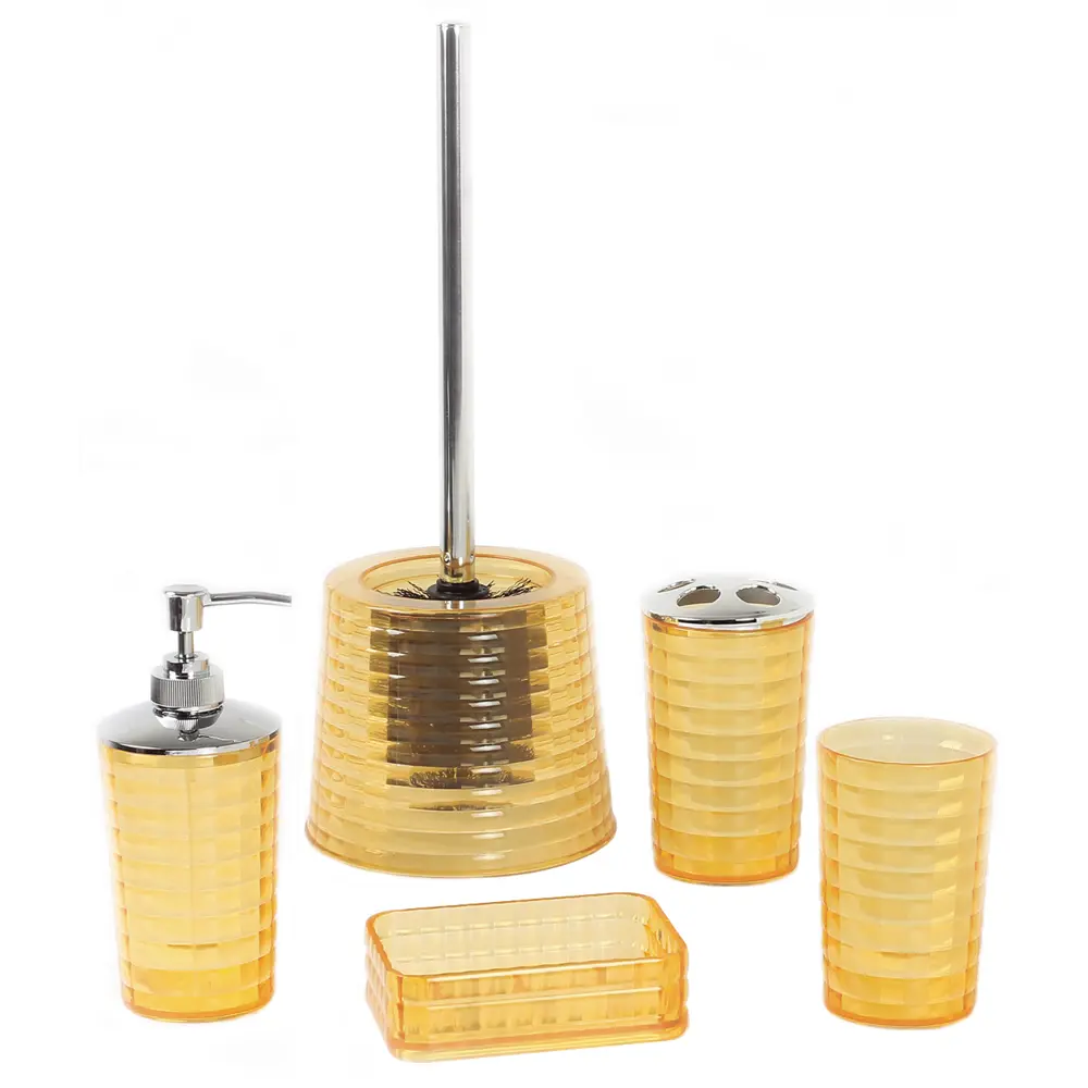 Мыльница настольная Vidage «Корбу» пластик цвет оранжевый STLM-2029092 - Вид №1