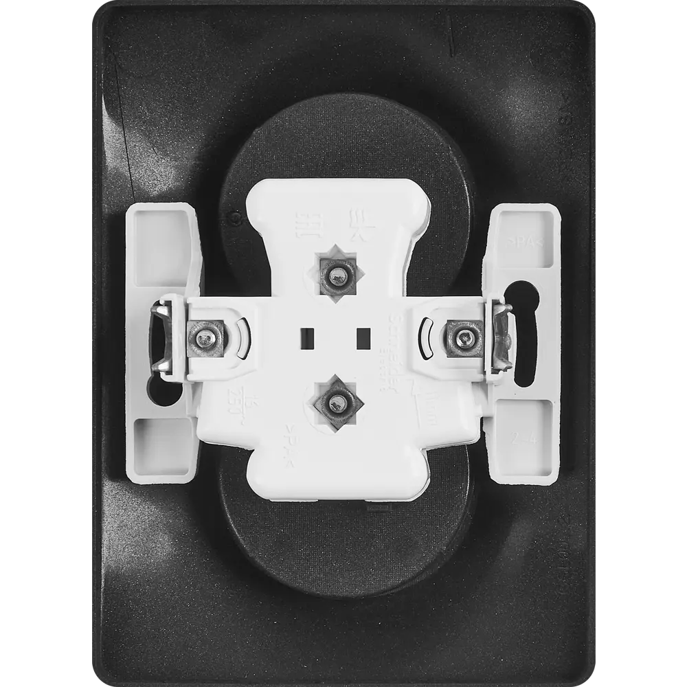 Schneider Electric Glossa — двойная встраиваемая розетка антрацит 86710169 STLM-0070789 - Вид №3