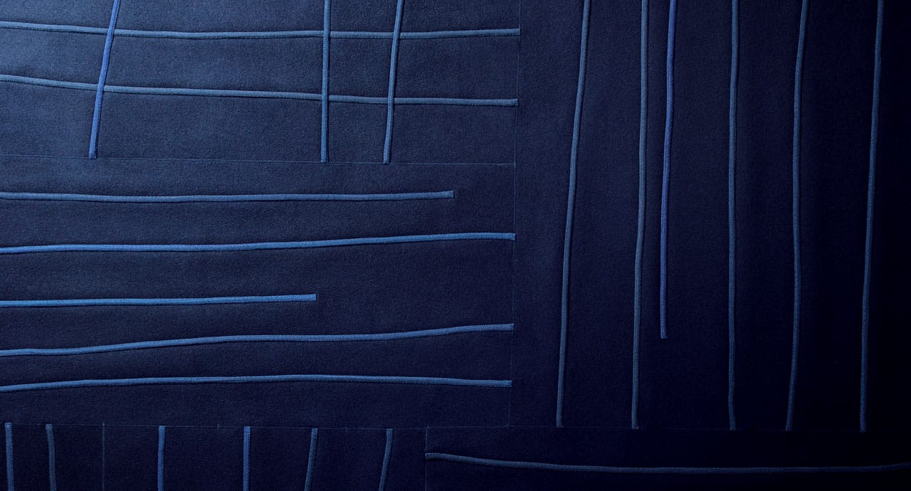 Квадратный ковер из войлока с геометрическим рисунком Paola Lenti ARCH-00029215 - Вид №1