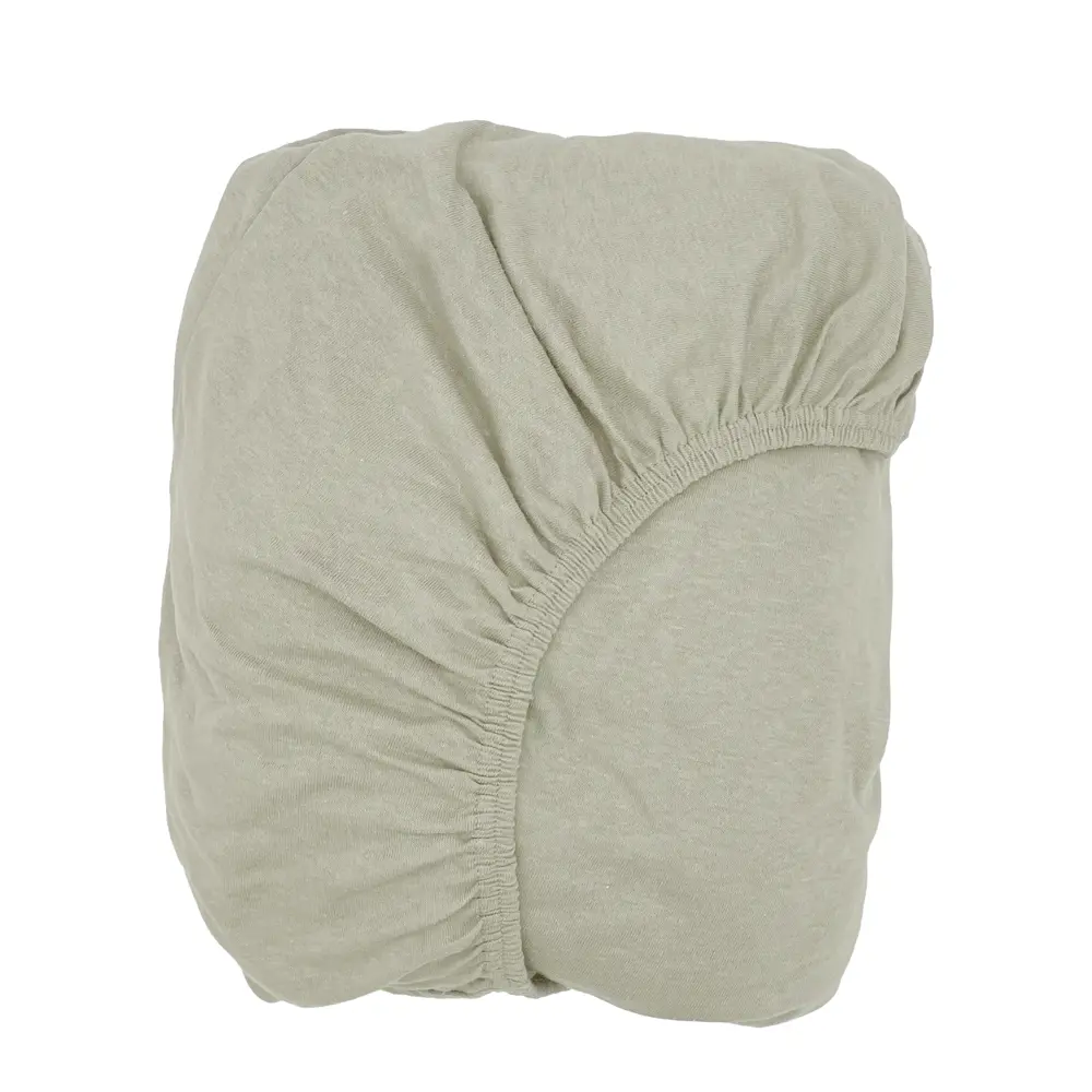 Простыня 200x200 см трикотаж на резинке цвет светло-серый Ardenza STLM-2059842