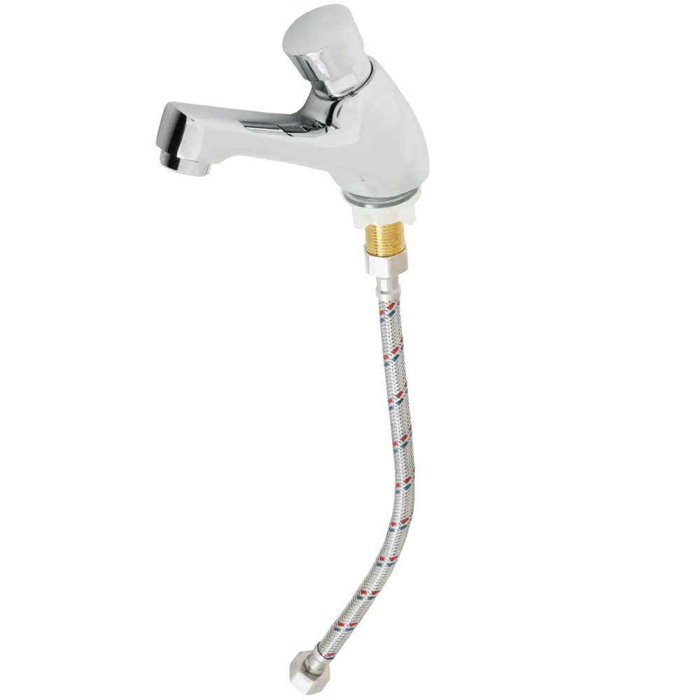 Кран для холодной воды Esko ME 25 нажимной цвет хром STLM-2019798 - Вид №1