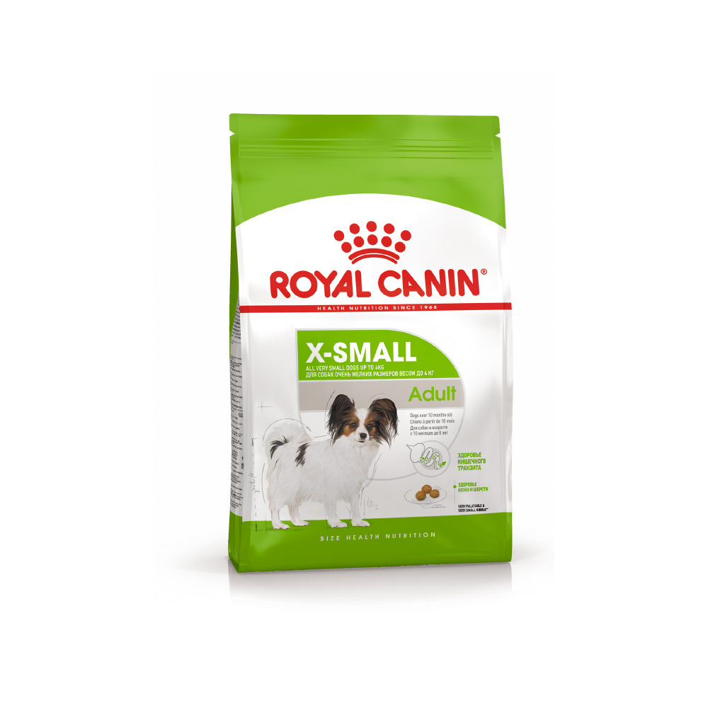 ПР0017172 Корм для собак Size X-Small Adult для миниатюрных пород от 10 месяцев до 8 лет сух. 3кг ROYAL CANIN 