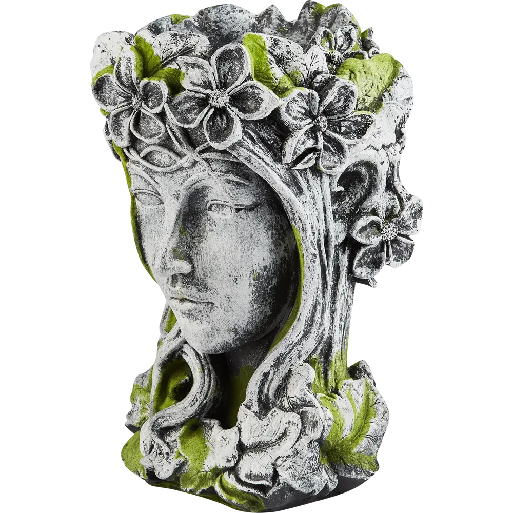 Ваза для цветов Адель гипс серый бетон Santreyd STLM-2121532 - Вид №1