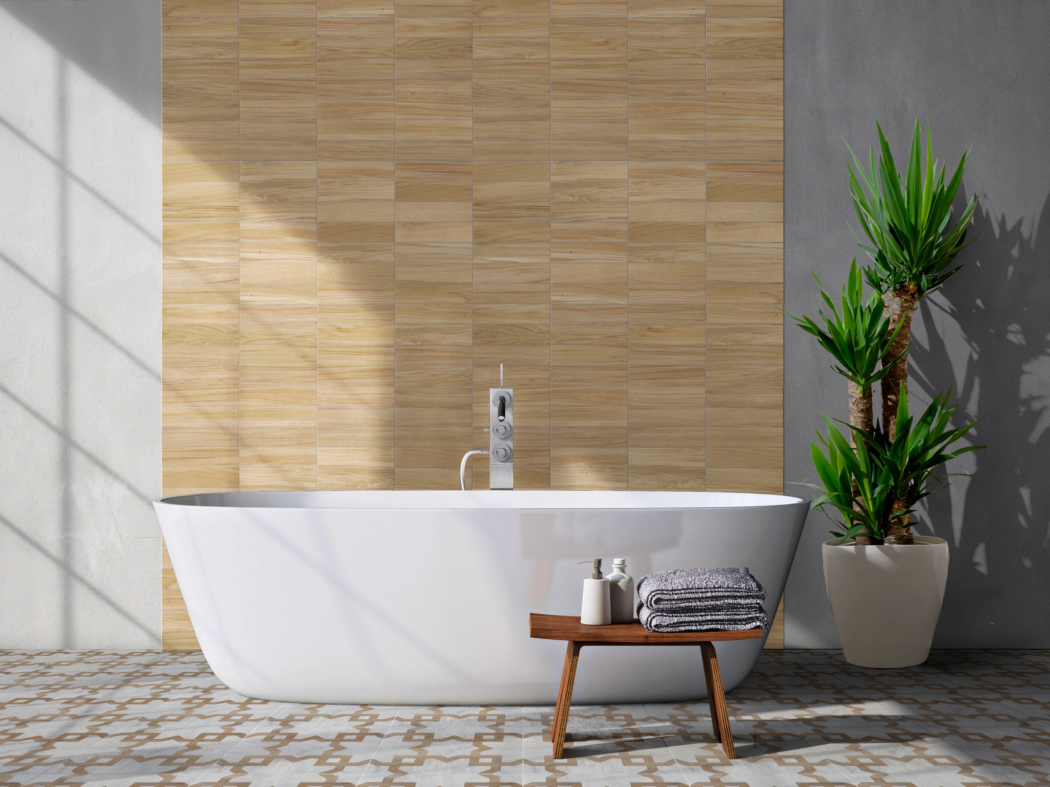 Пол / облицовка керамогранита с эффектом мрамора и дерева KERADOM MARBLE & WOOD ARCH-00139454 - Вид №3