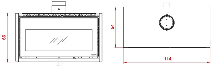 PALAZZETTI Дровяная печь из стали и стекла класса а Iki sun-id-1424178 - Вид №1