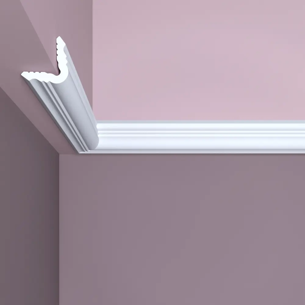 Угол потолочный полистирол ударопрочный Bello Deco XPS У 2 белый 30x30x2000 мм STLM-2115664