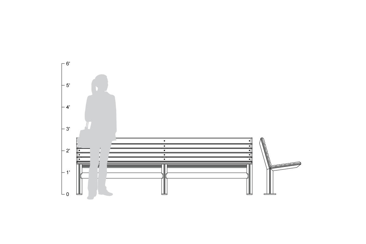 FSRT40 Скамейка рыцаря  Forms-surfaces  - Вид №26