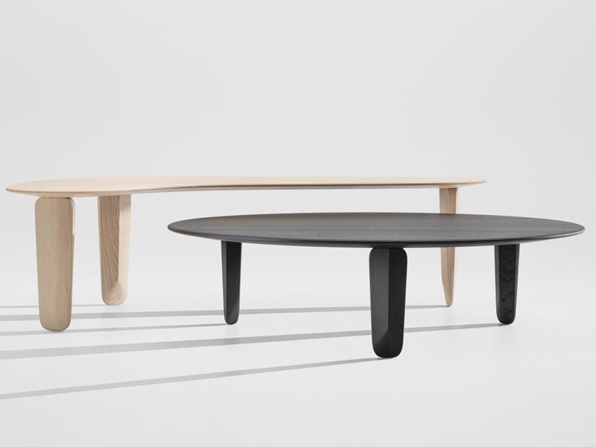 ZEITRAUM Низкий круглый журнальный столик из массива дерева sun-id-1514725 - Вид №4