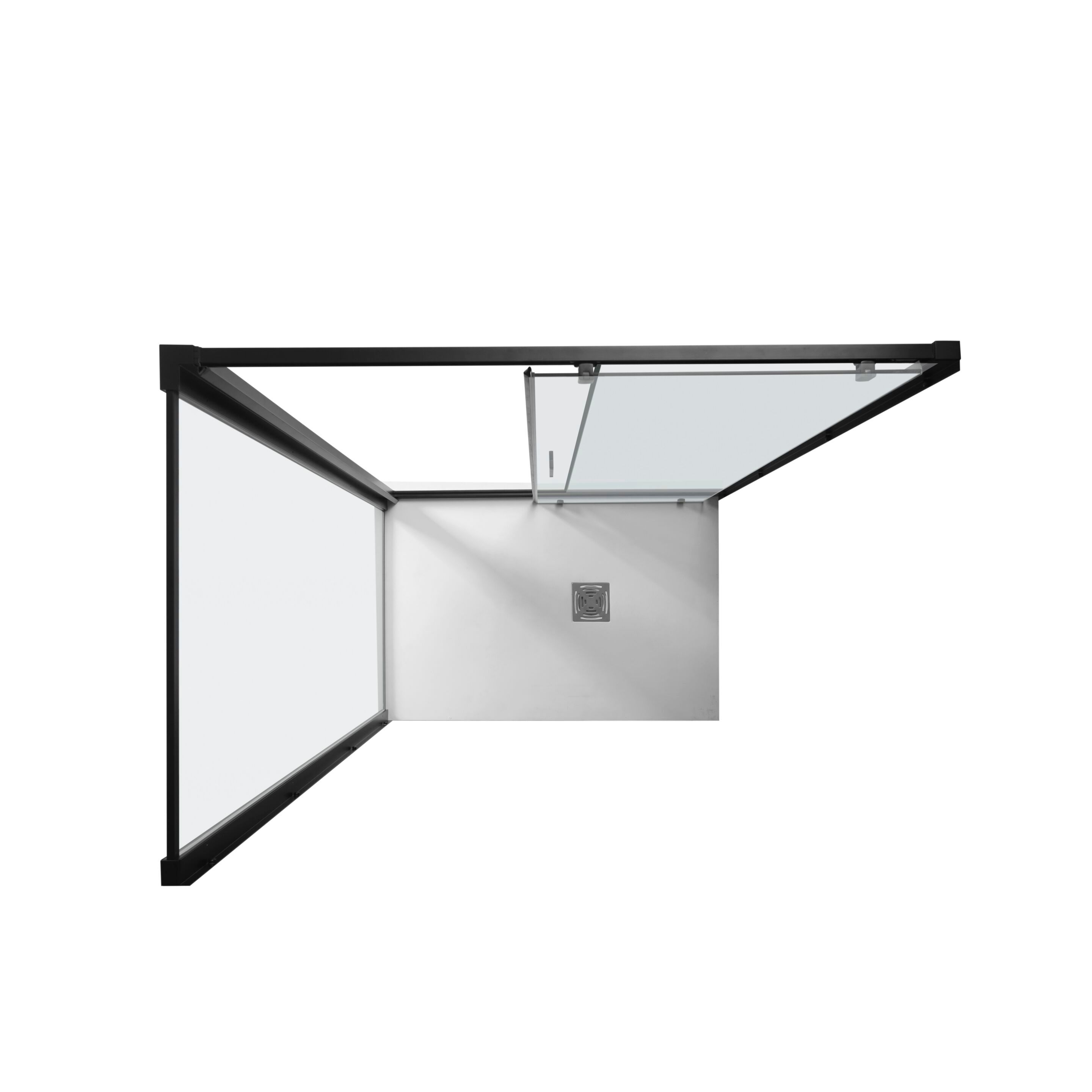 Алюминиевая и стеклянная угловая душевая кабина TAMANACO PSCRAPID ARCH-00086673 - Вид №4