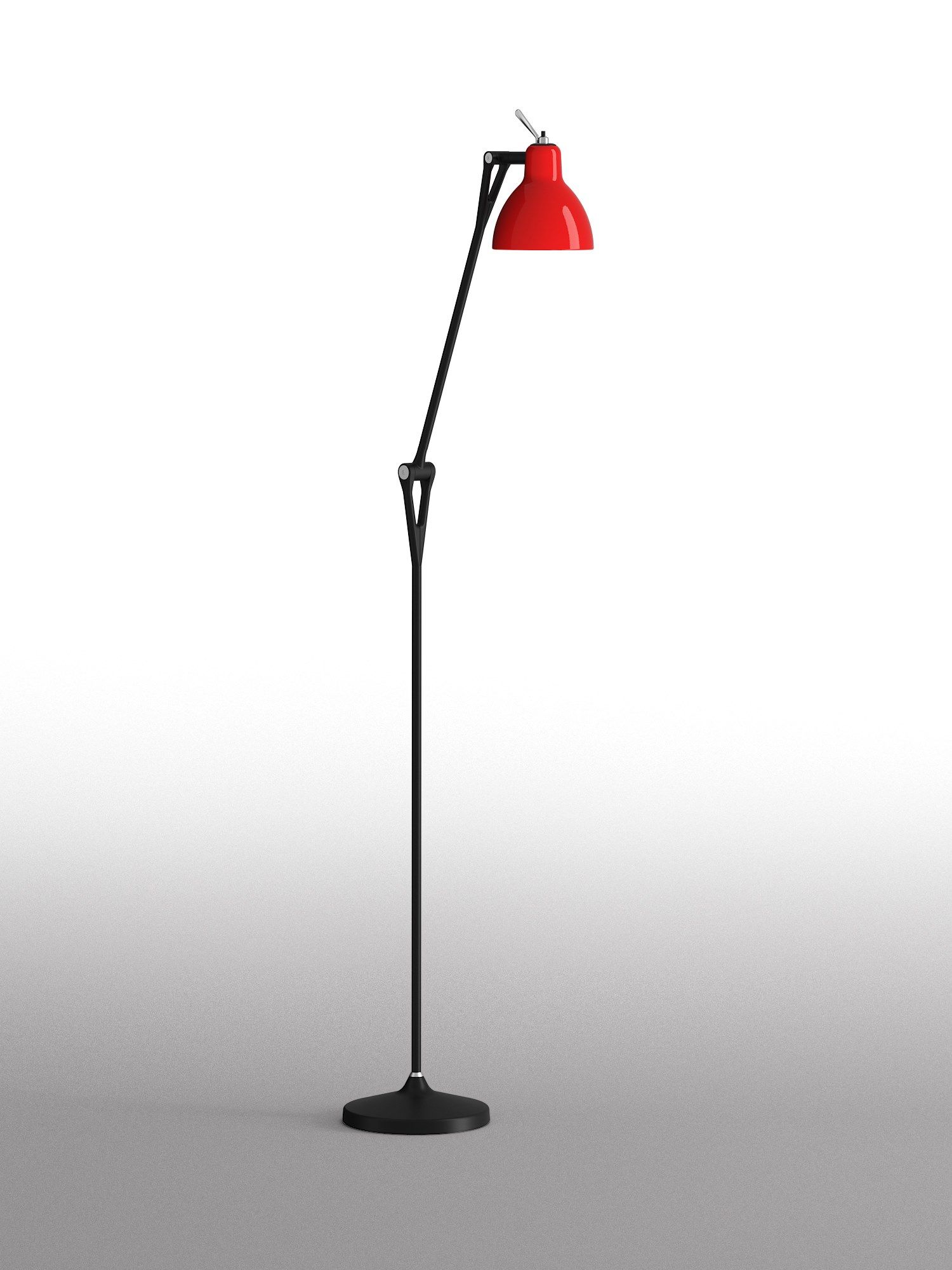 Торшер из стали и стекла с гибкой рукояткой Rotaliana Luxy ARCH-00083387 - Вид №15