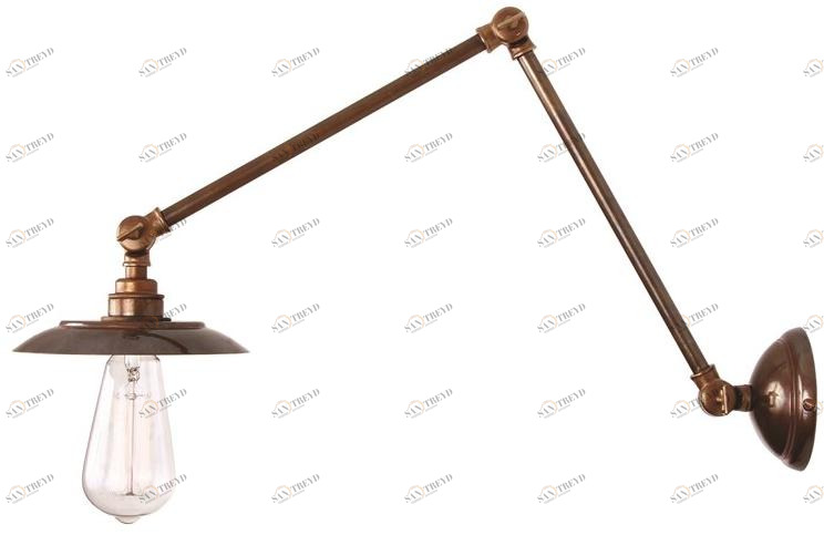 Mullan Lighting Настенный светильник из латуни ручной работы Reznor Mlwl224 