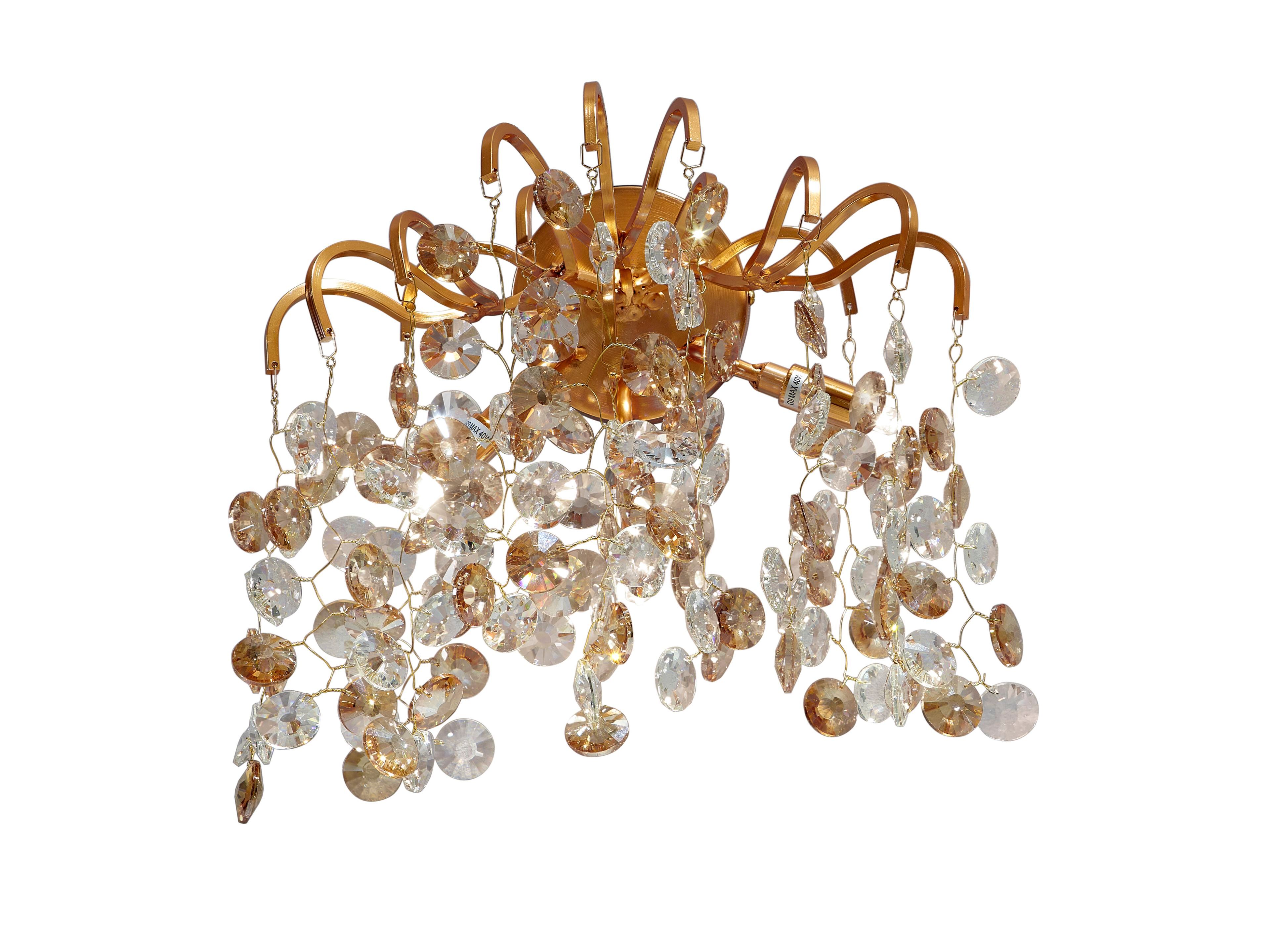 Алюминиевый настенный светильник с кристаллами K-Lighting Vitòria ARCH-00014341