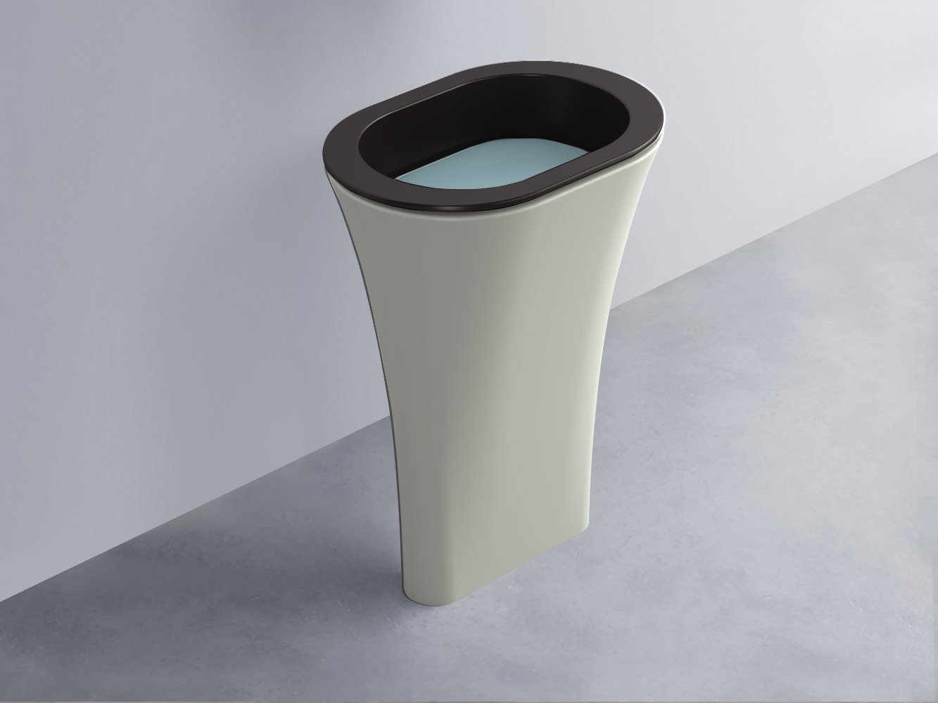 AMLA65-LV+AMPILO-PL+AMCOLO-PM Раковина Amedeo Ovale отдельностоящая cielo Enjoy + Amedeo Ceramica Cielo