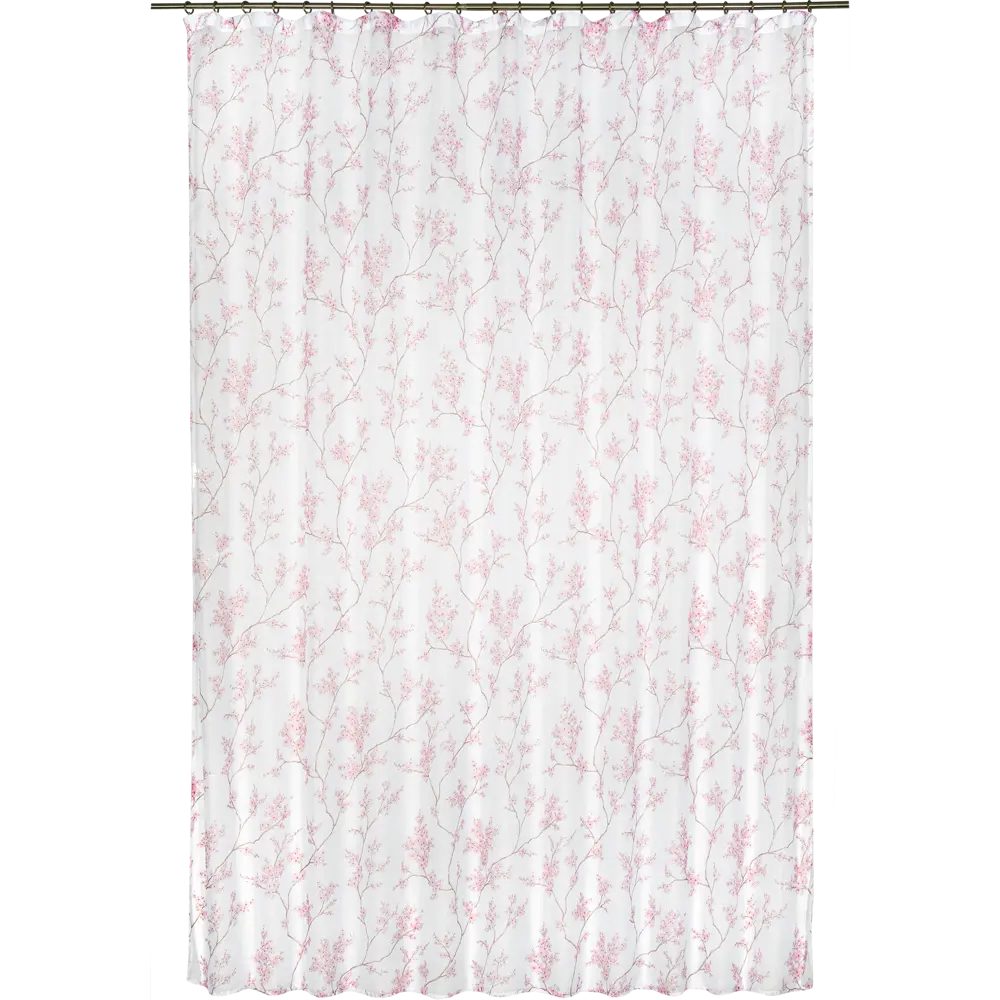 Тюль на ленте «Ван Гог, цветы», 250х260 см, цвет серый SEASONS STLM-2191117