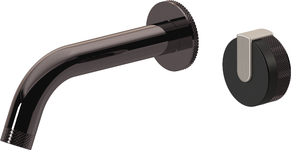 E-11535-R1MBK-L1BNi-OX Настенный прогрессивный смеситель скрытого монтажа для раковины GRAFF MOD+