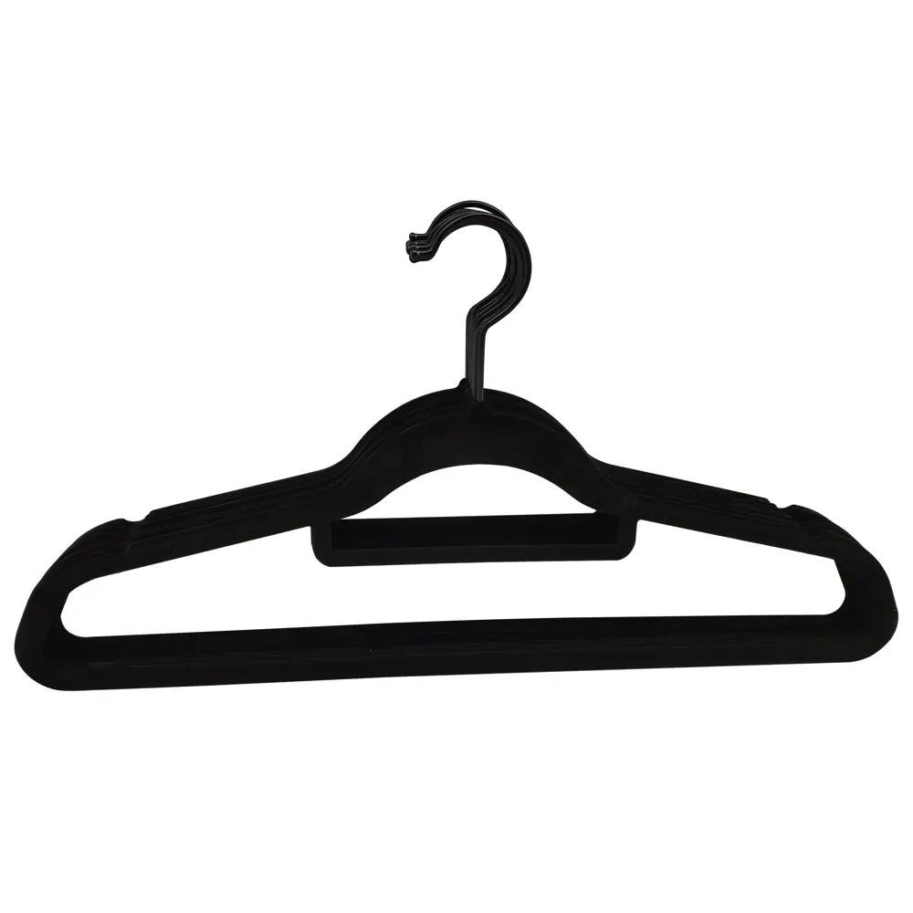 Плечики для одежды 45 см пластик цвет черный 8 шт Santreyd STLM-2042750 - Вид №4